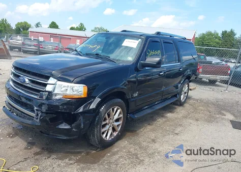 2017 Ford Expedition El Limited из США, поврежденный, VIN 1FMJK2AT2HEA12440